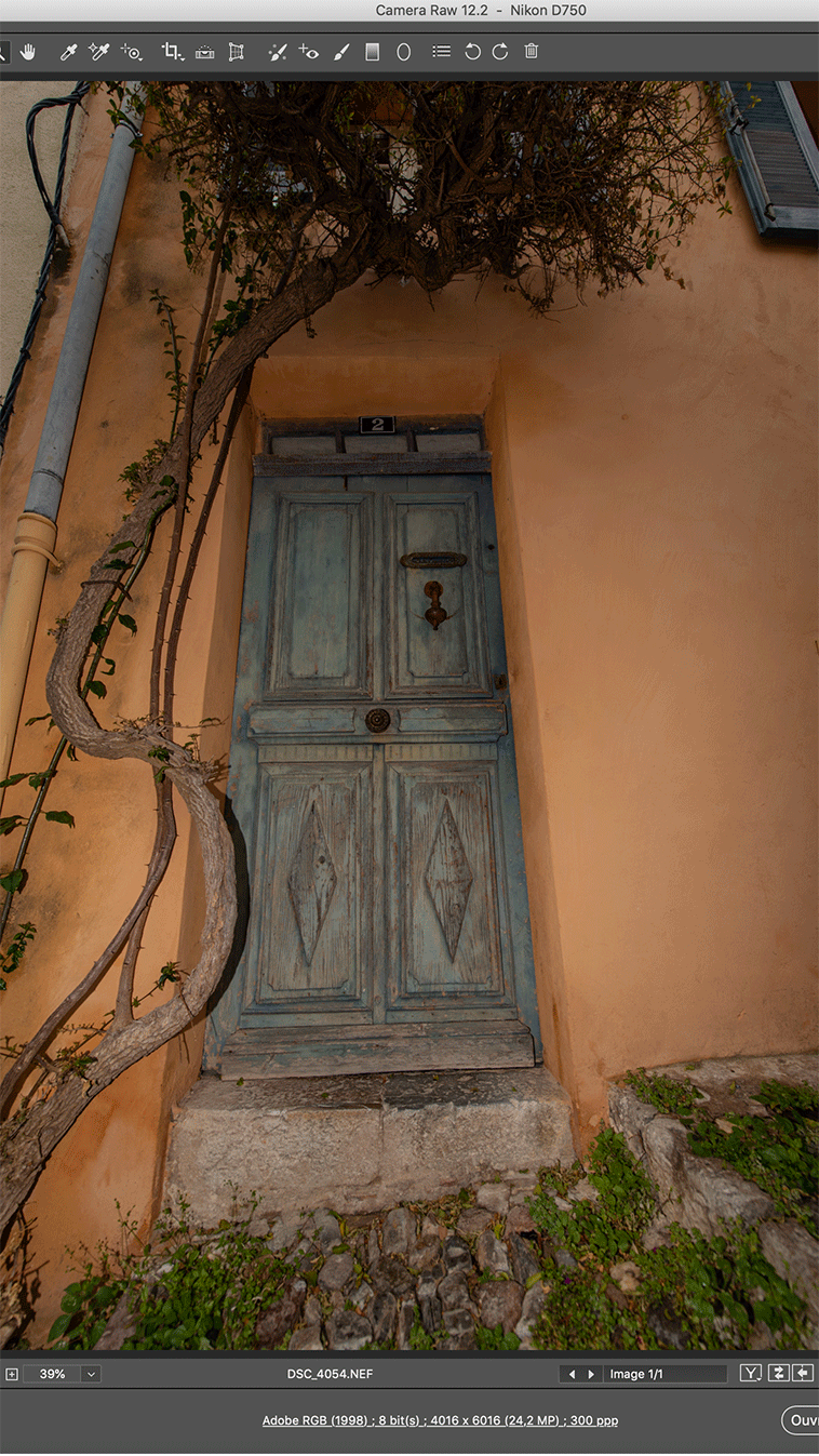 Lignes fuyantes, redressement